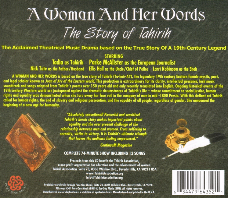 A Woman And Her Words The Story Of Tahirih By Tadia